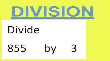 Divide     855      by     3
