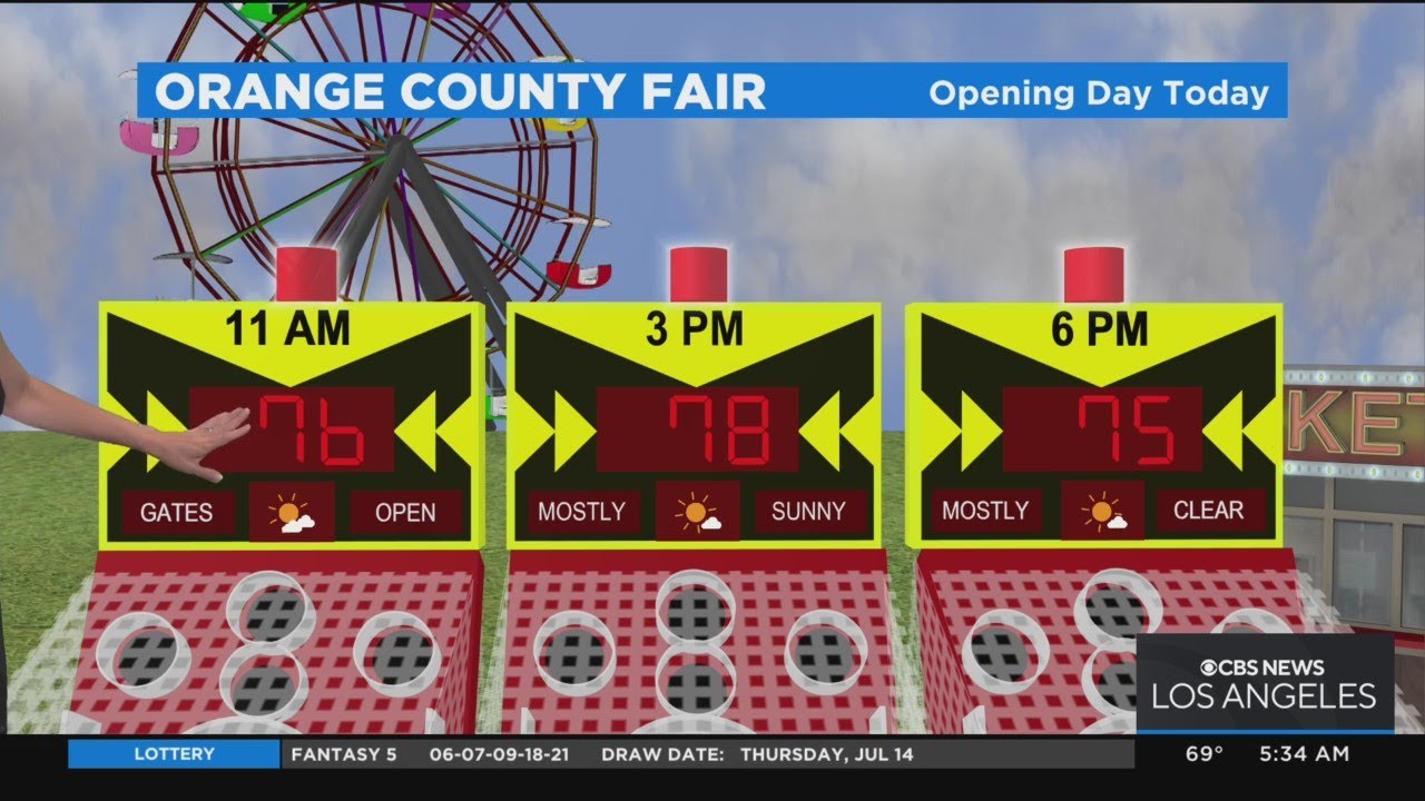 What weather to expect for Opening Weekend of OC Fair YouTube
