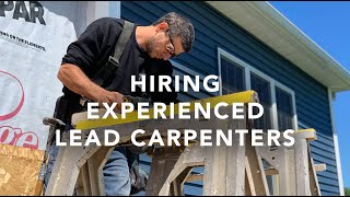 We're Hiring Experienced Lead Carpenters! | DBS Remodel