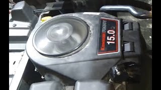 Kawasaki FH430V промывка карбюратора и настройка клапанов Husqvarna R15T AWD