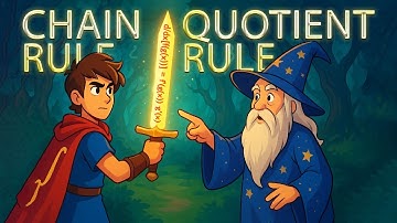Basic Differentiation Rules For Derivatives | Quotient Rule, Chain Rule | Derivative Basic Rules