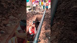 Hdpe Pipe Laying 200mm