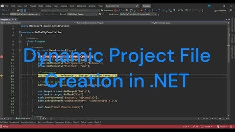 How I Created C# Project File Dynamically in .NET.     #dotnet #csharp #projectfile #programming