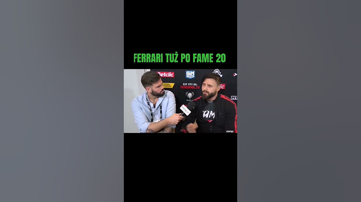 FAME 20: Amadeusz Ferrari po walce. Wiewiór, Tańcula #wiewiór #amadeuszferrari #FAME20 #boxdel