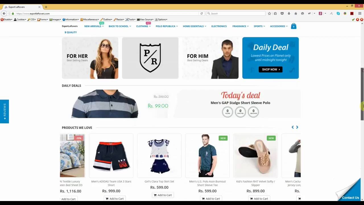 How to Order at ExportLeftovers.com