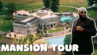 Celebrity Rick Ross 109 Rooms House Tour - The Biggest Mansion In Georgia Net Worth