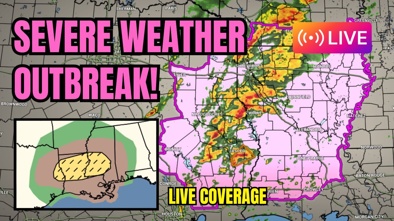 LIVE COVERAGE! Major severe weather outbreak - YouTube