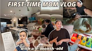 MOM VLOG 🤍 // New workout classes, 9-month pediatrician appt, house hunting updates + baby meal prep