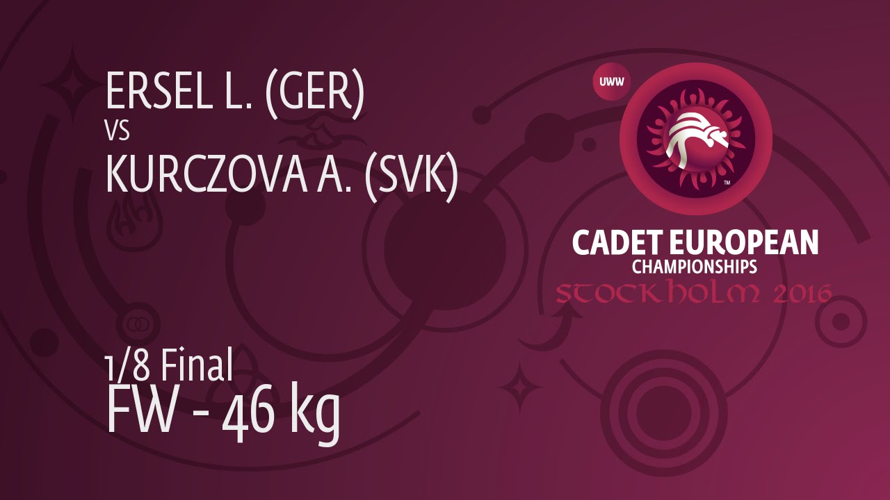1/8 FW - 46 kg: L. ERSEL (GER) df. A. KURCZOVA (SVK) by FALL, 8-0