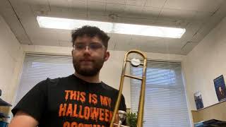 Trombone playing test 2