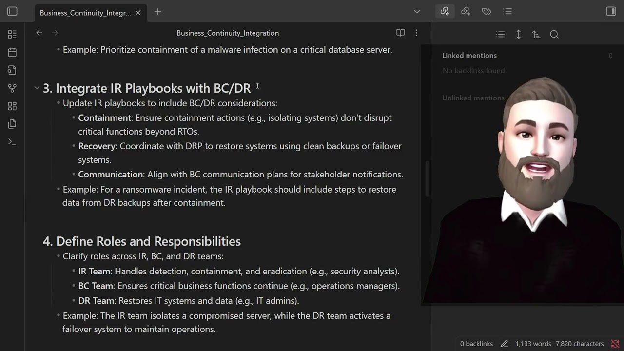 CySA+🏢🔄Business Continuity Integration