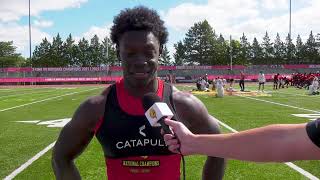 Ferris State Football Camp 14th Practice - Jerek Fields Interview