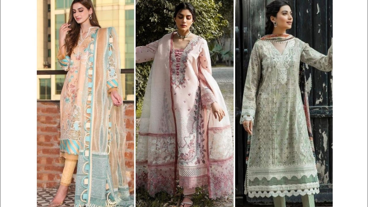 Eid collection 2022....Luxury lawn suit Summer collection 2022...
