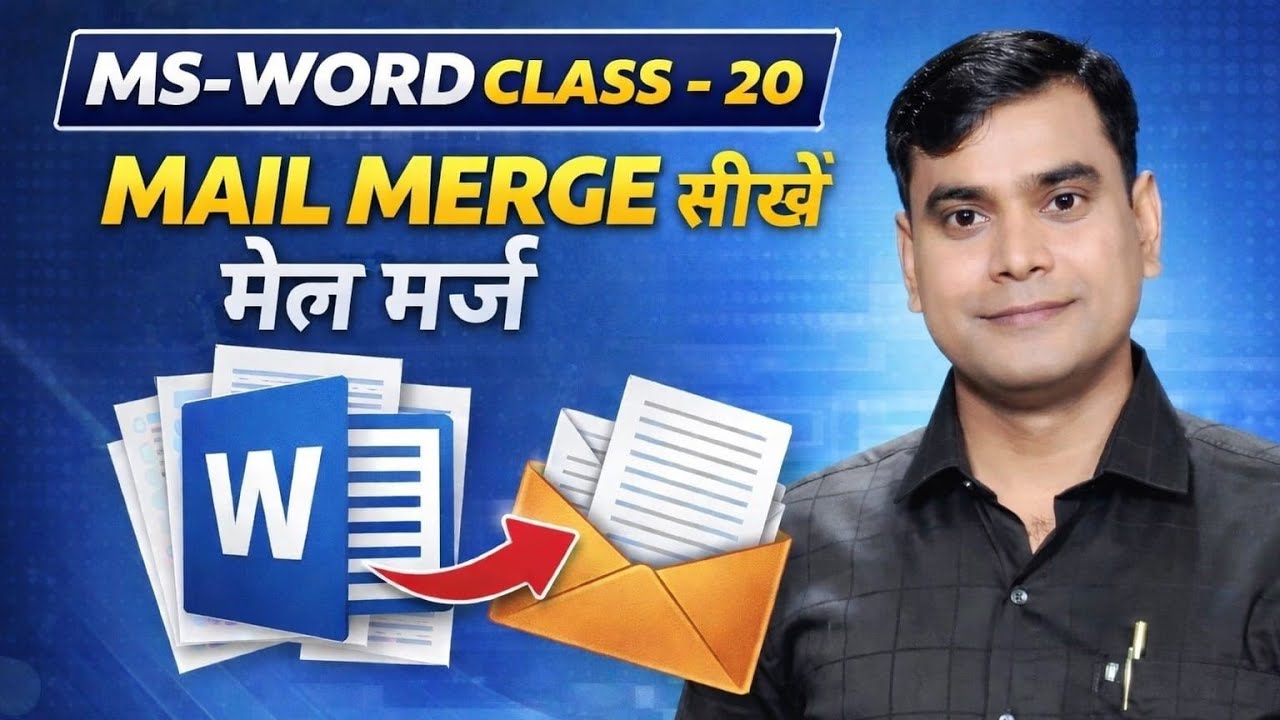 MAIL MERGE IN MS - WORD CLASS -20