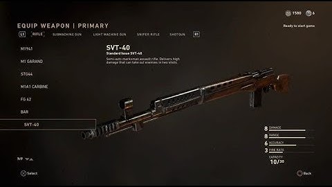 SVT 40- BEST CLASS SETUP Infantry (Cod WW2)