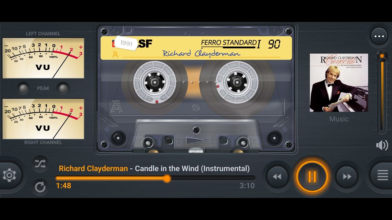 CANDLE IN THE WIND (Instrumental) Richard Clayderman YouTube