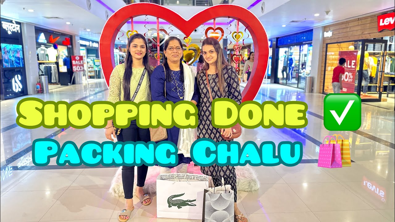Shopping Done ✅ | Packing Chalu 🛍️| ABHUNI | Anniversary Special Trip | Valentines Day | FamilyLove