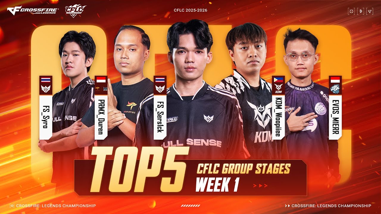 🔥 TOP 5 PLAYS OF THE WEEK — CFLC GROUP STAGE WEEK 1 🔥