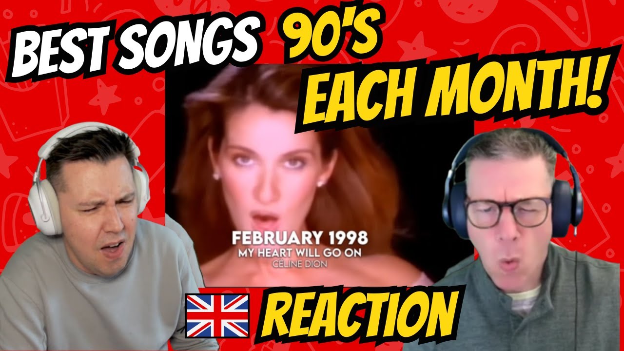 Brits React to Most Popular Songs from each month of the 90's