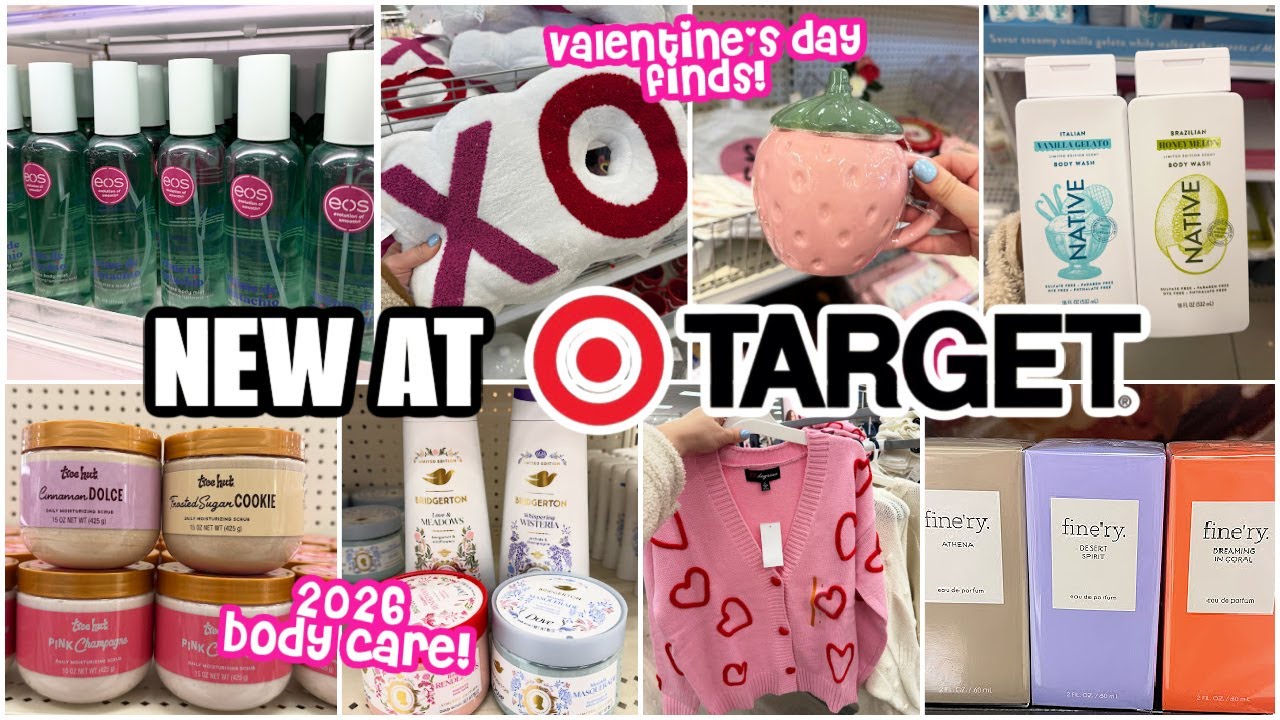 EVERYTHING NEW AT TARGET FOR 2026! Exciting Body Care, Valentine's Day Finds, & More!