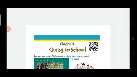 NCERT Class -4 EVS Looking Around Chapter-1 Going to school part -1