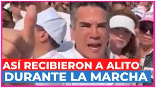 😱 ASÍ LE FUE a ALITO MORENO en la MARCHA PARA DEFENDER al INE