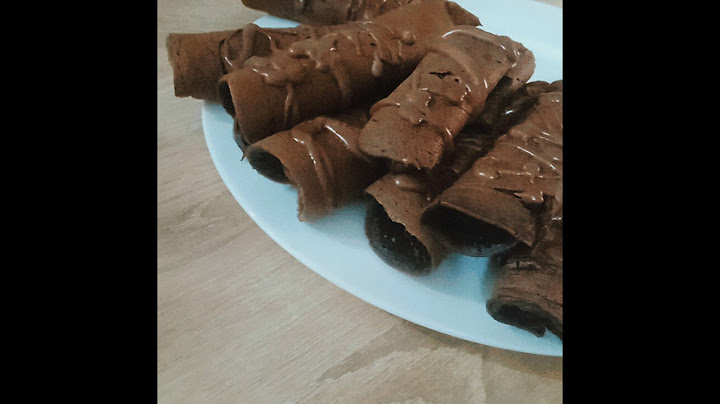 ويفر شوكولاته رولز في البيت من بدون بيض بمكونات بسيطة مقرمشة ويجنن 🍫