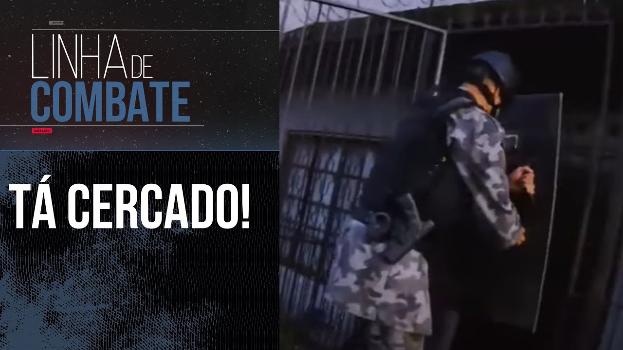 CRIMINOSO CRIA OBSTÁCULO PARA POLÍCIA, MAS SÃO ENCURRALADOS PELOS AGENTES | LINHA DE COMBATE