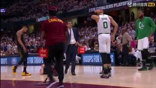 Kevin Love Head Injury Vs Boston Celtics In Game 6 Ecf I Lebron James Checks On Kevin Love