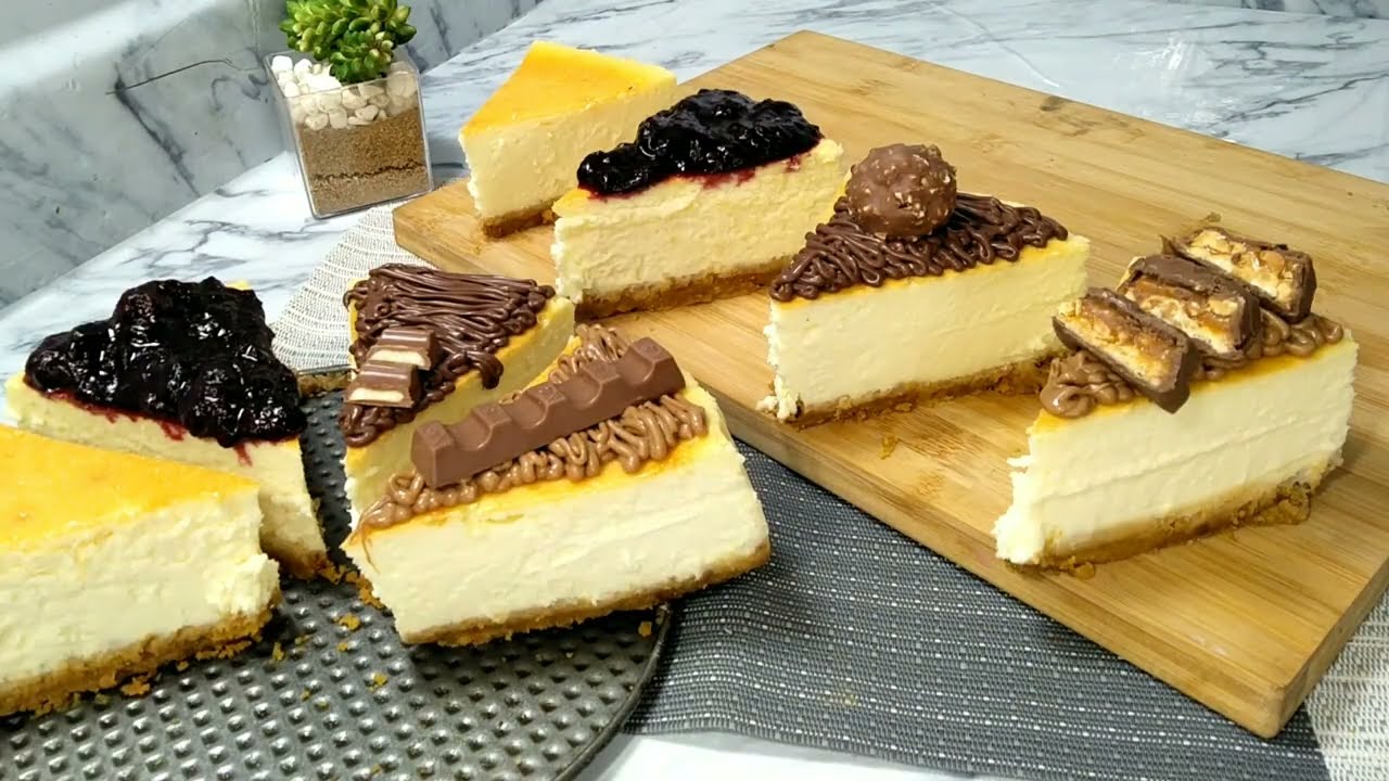 التشيز كيك المخبوز الوصفه الاصليه لأفخم حلو في الكافيهات وفكره مشروع هايله