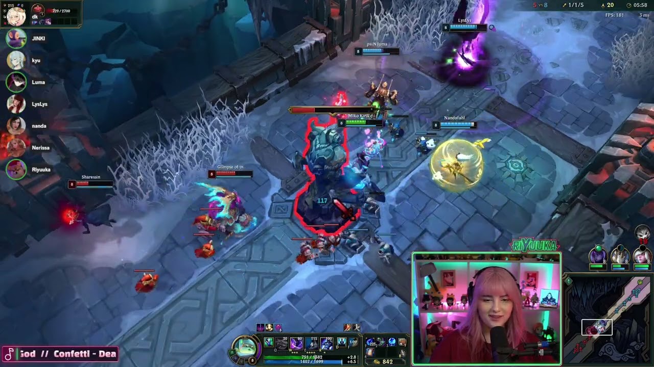 Riyuuka jogando LOL: CUSTOM ARAM (GAROTAS MÁGICAS) ~Especial de NATAL #4