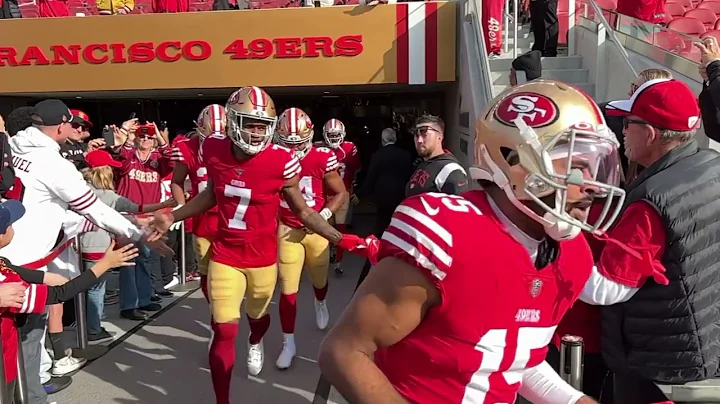 49ers slo-mo intro vs Washington Commanders, Brand...