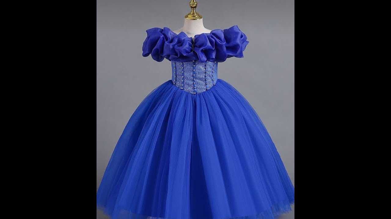 HOW TO CUT AND SEW A GRADUATION BALL GOWN FOR CHILDREN WITH INSEAM FINISHING (BEGINNERS FRIENDLY)