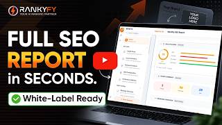 Why Waste Hours on Monthly SEO Reports | Generate a Full SEO Report in Seconds (White-Label)