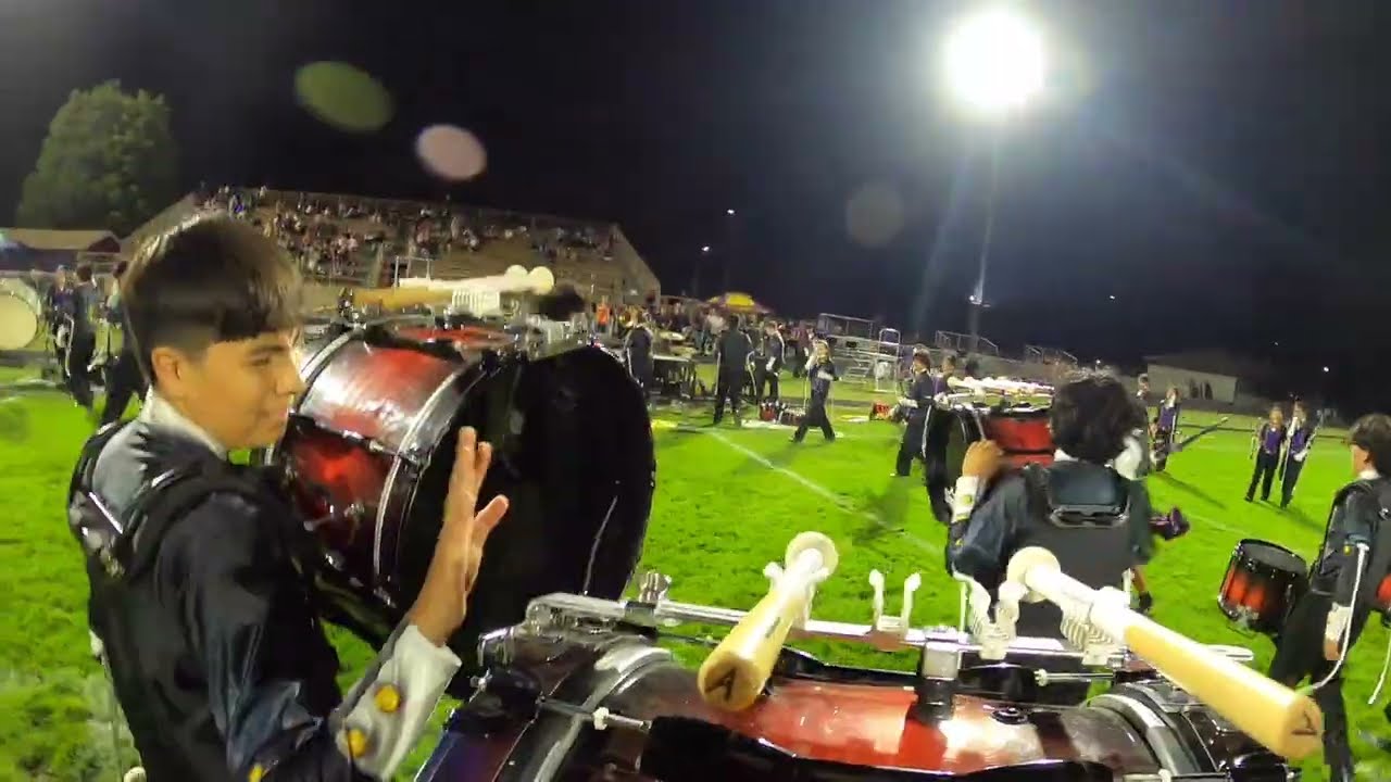 Bass Drum GoPro Cam - A Marionette's Tale - 2025 Waukegan Bulldog Marching Band