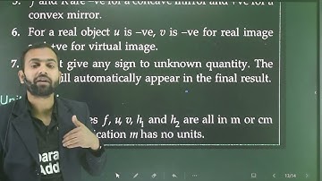Ex-1 Ray optics numericals based on formation of images through spherical mirror from SL Arora 12