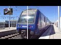 Les trains en gare de avignon tgv le 4  septembre 2017