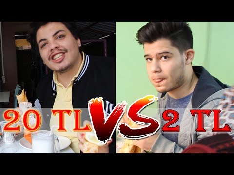 2 TL TANTUNİ Vs 20 TL TANTUNİ - MERSİN SOKAK YEMEKLERİ