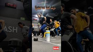 lateral toe tap | leg warm up before u start ur legs workout  ..#trending #legsworkout