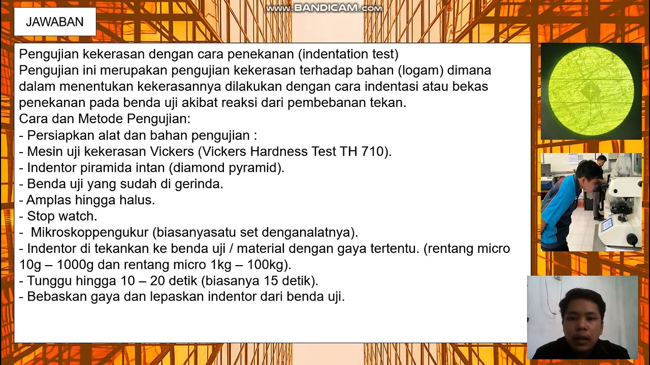 vidio presentasi UAS uji performansi mesin