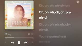 Katy Perry ‘Roar’ Lyrics