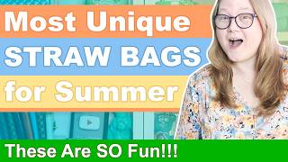 Most Unique STRAW BAGS for Summer: Vacation in Style || Autumn Beckman