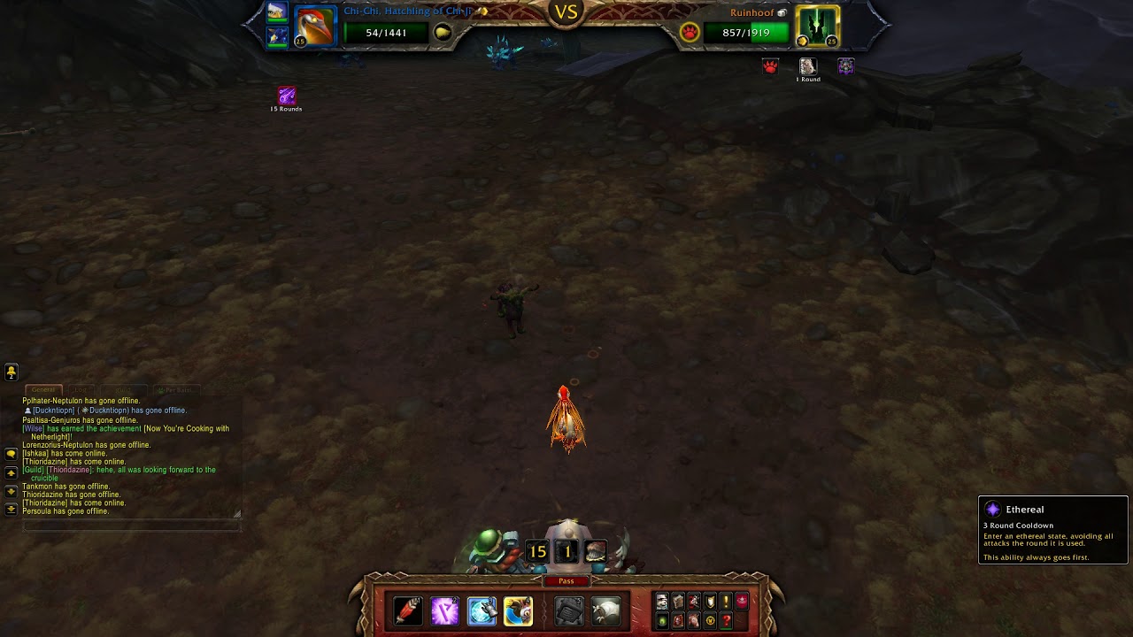 How to beat Ruinhoof with Flying Pets 2 pets - world of warcraft