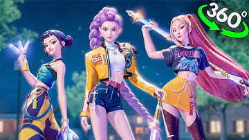 360° VR Challenge: Spot All the K-Pop Demon Hunters!👀