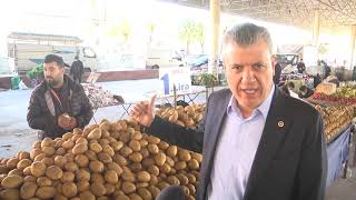 Ayhan Barut, üretici köylülerle buluştu, semt pazarlarını dolaştı