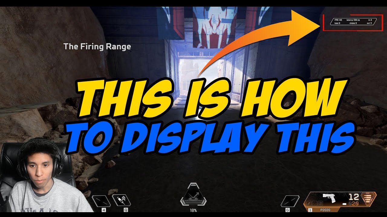 How To Display The NEW FPS, LATENCY, CHOKE GRAPH in Apex Legends 2020