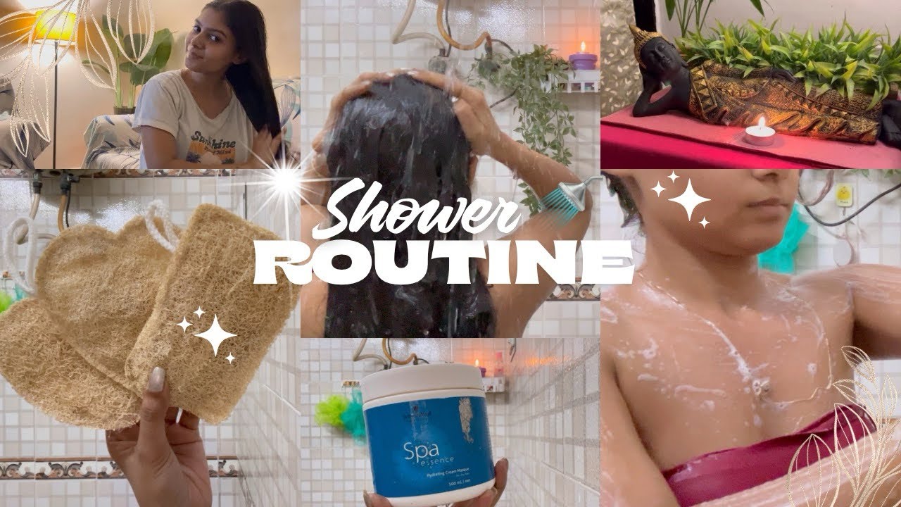 My Relaxing Shower Routine | Self Care & Fresh Skin 🚿 - YouTube