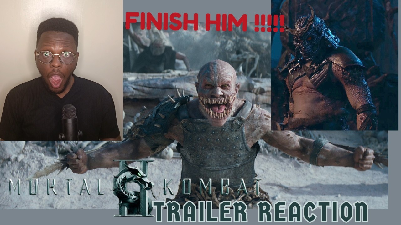 JOHNNY CAGE || MORTAL KOMBAT II TRAILER II RAECTION