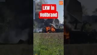LKW-Brand sorgt für Großeinsatz in #Graz