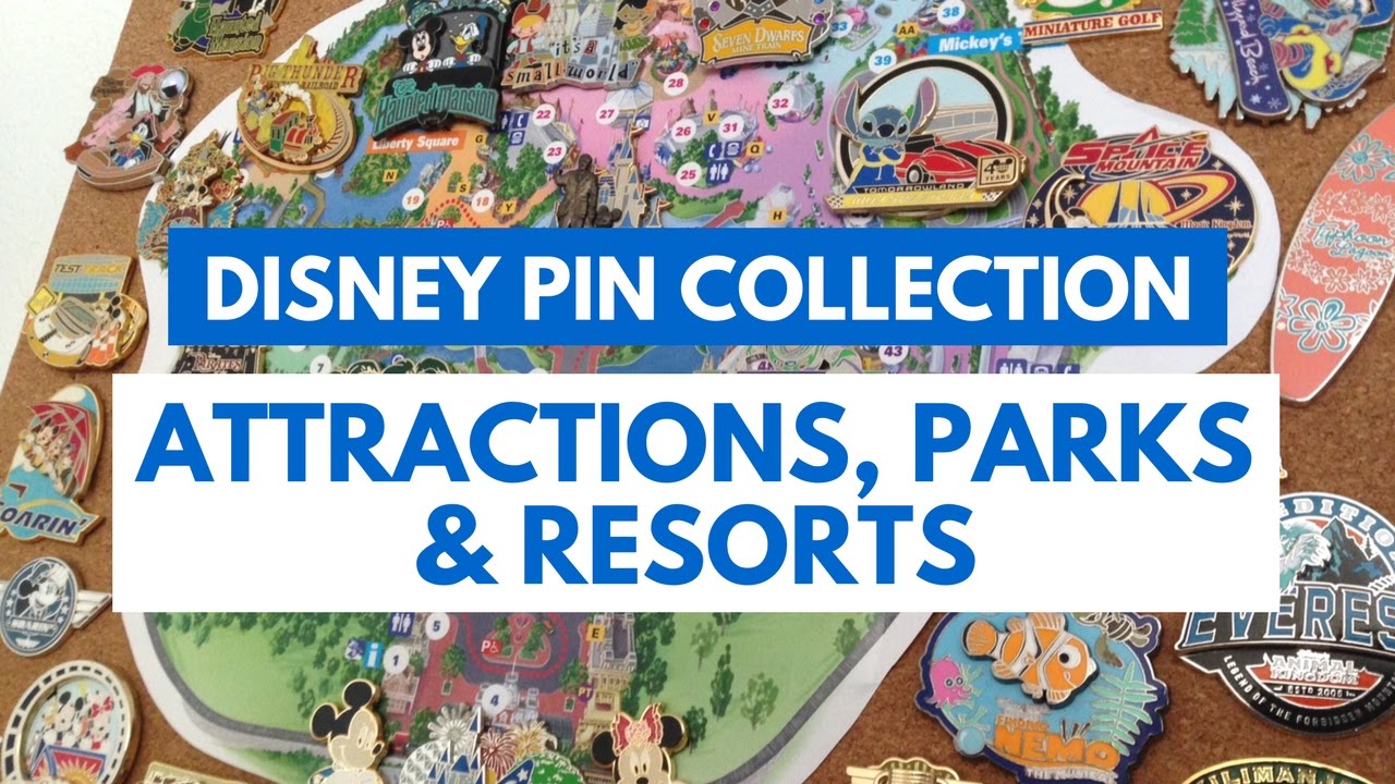 ATTRACTIONS, PARKS & RESORTS PINS Disney Pin Collection YouTube